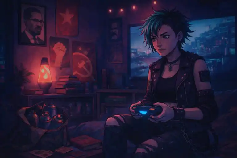 Punk rock Toxic Girl