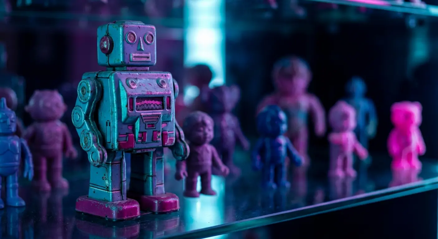 Some of these toys predate the building that houses them.