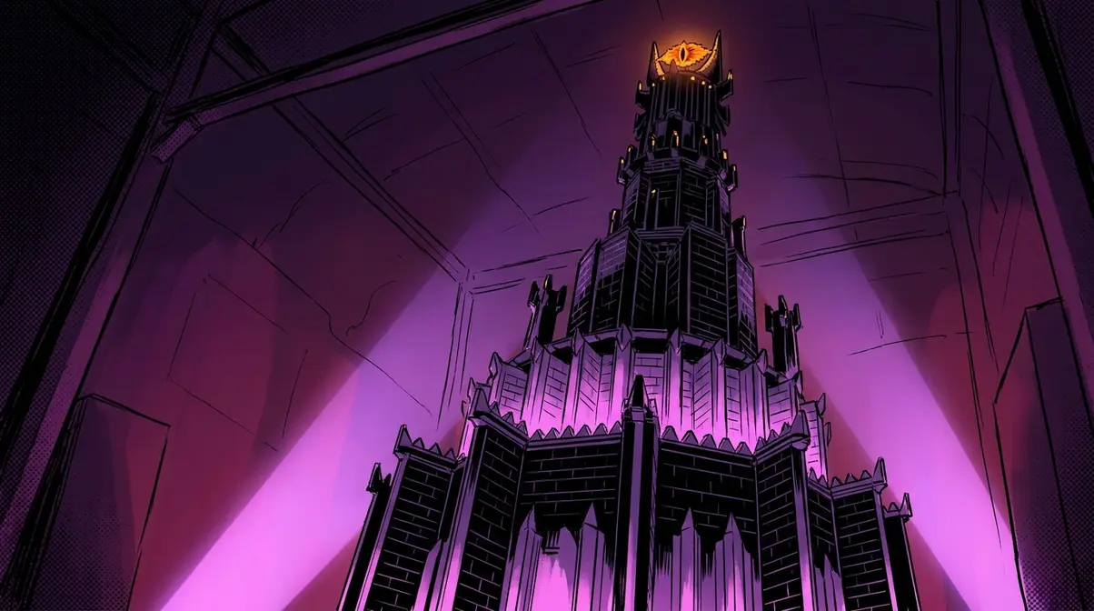 The Stacking Math of LEGO Barad-dûr