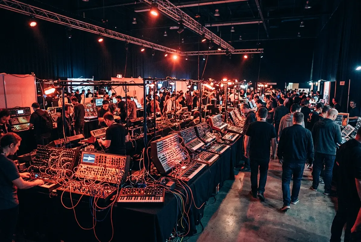 Mark from AnalogFX and the Strange Science of Singing Circuits 3 Superbooth, where fifty units can feel like a revolution.