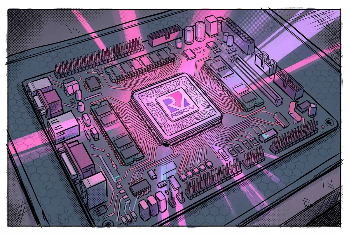 Open silicon on an open board, waiting for an open world to catch up.