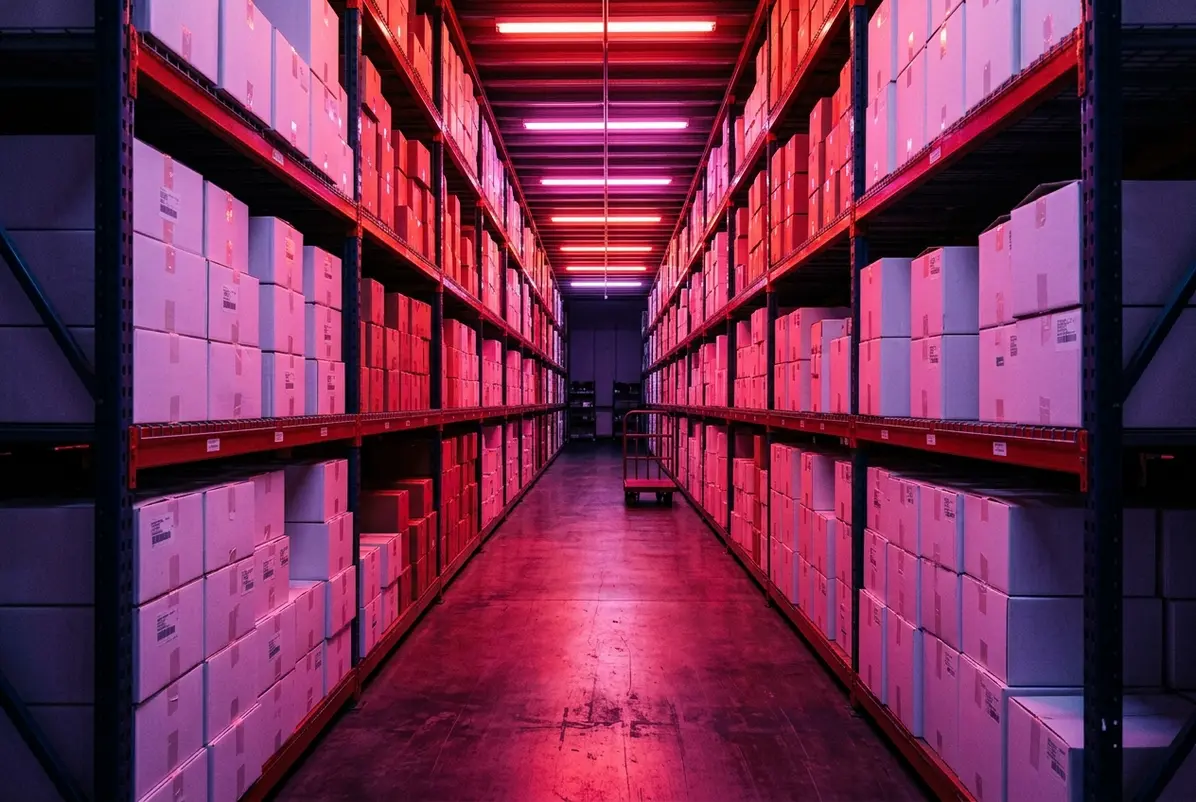 Somewhere between archive and fulfillment center, the work gets done.