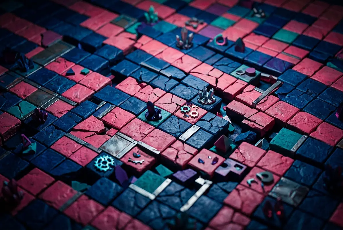 One step forward, and every tile on the row comes along for the ride.